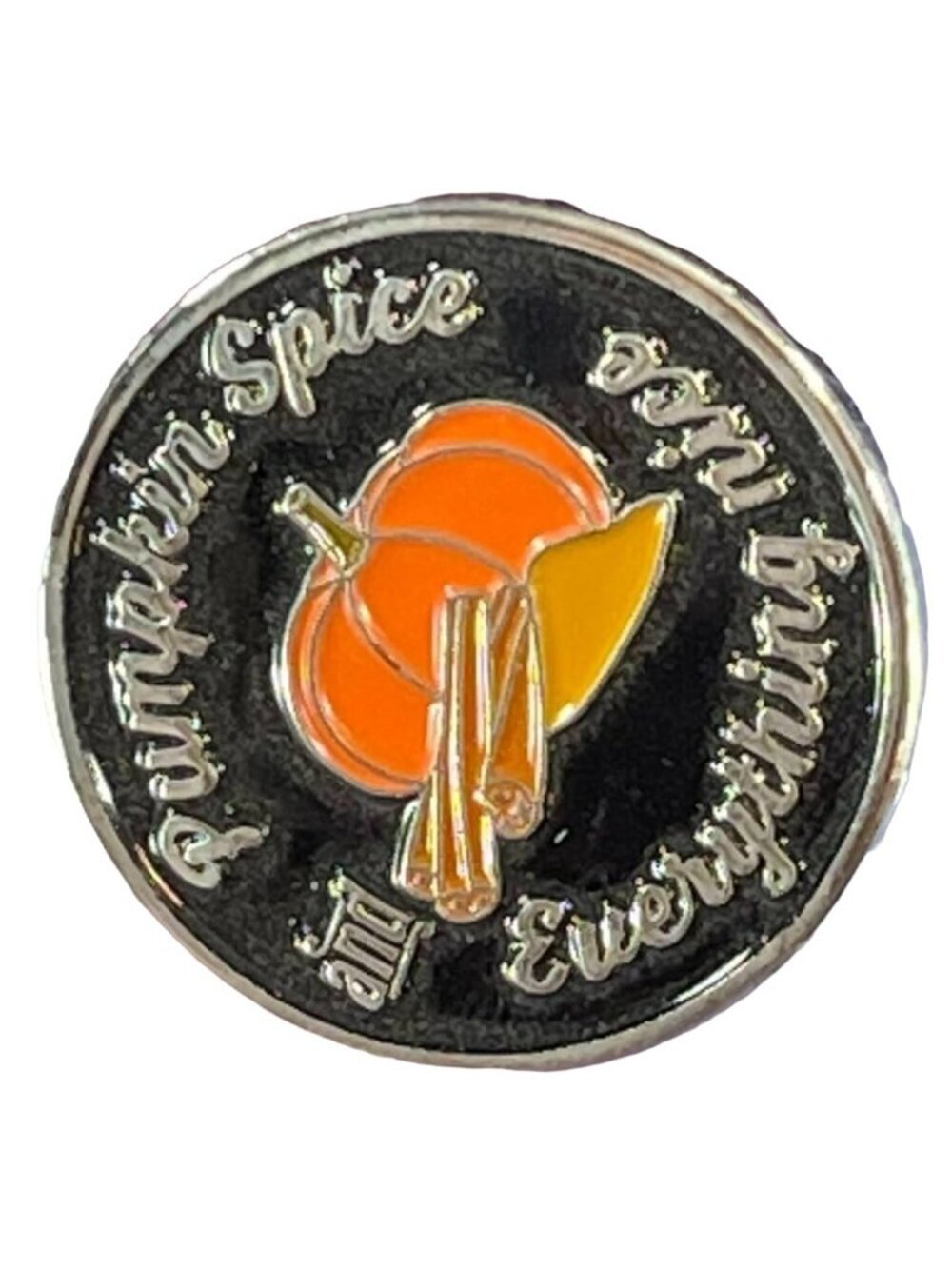 Pumpkin Spice Nice Lapel Pin Autumn Harvest Fall Badge Accessories Brooch Gift
